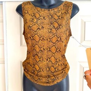 Vintage Cheetah top Small